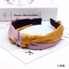 Hairband para as Mulheres Cabelo Cabeça moldura Top Knot Elastic Headband duas cores atar Sem deslizamento Hairhoop Color Matching