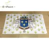 Flag of Royal Standard of France 90150cm Taille Flag Banner Decoration Flying Home Garden Flag festives Cadeaux 3127658