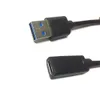 2 PZ/LOTTO USB 3.1 Tipo C MType C Cavo Dati Estensione Femmina 20 CM