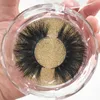 Hurtownie Dramatyczny Długi 5D 25mm Eyelaski Mink Handmade Real Norek Włosy Fałszywe Rzęsy Niestandardowe pudełko pakujące