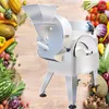 Cortador de frutas vegetal multifuncional Máquina manual de corte de alface em cubos Processador comercial de alimentos em aço inoxidável