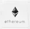 240 piezas 4x4 cm pegatinas con el logotipo de ethereum esquina redonda forma cuadrada Etiqueta autoadhesiva de criptomoneda con laminación brillante Artículo NoFS6889370