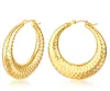 2020 hot sale one pair of stainless steel Fashion Gold Hoop Earrings for women lady party jewelry bling Wife gift .mother gift