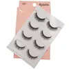 SHIDISHANGPIN 4 pairs mink eyelashes false lashes mink 3d fake eyelash extension make up cilios natural long cruelty free lash