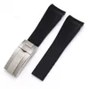 20mm Silicone Watch Band For Rolex GMT Submarine Oysterflex Rubber Strap Wristband