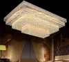 Luxury Rectangle LED Ceiling Lights Chandeliers Noble Gorgeous High End K9 Crystal Chandelier Living For Hotel Hall Stairs Villa