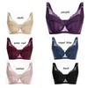 BRA PLUS Tamanho Sexy Push Up Minimizer Lace Brras Busty For Women Bow Copa cheia 4 Hookandeye Strap Ajusta Ajuste Baixa Fina Tre8720133