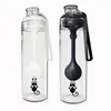 Tasse de séparation d'eau de thé, bouteilles d'eau avec une cuillère, mélange de Milkshake en plastique multifonction, Portable sport 18qs F1