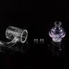 Borda chanfrada Quartz Banger Spinning Carb Cap terp pérolas com 10mm 14mm 18mm Masculino Feminino Grosso banger Domeless prego para Dab Rig Bong