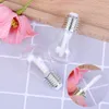 20st Tomt Clear Lip Gloss Tube med lock Lip Balmflaska Container DIY Refillerbara provflaskor