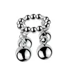 Acier inoxydable cockrings lourds avec ballon pendant mâle de pénis de métal exercice exercice scrotum bdsm retard ejaculation sex toys for men1505644