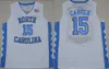 NCAA North Carolina Tar Heels Michael College 5 Nassir Little Carter 32 Luke Maye Barnes Vince 2019 UNC Blue Black White Basketball Jerseys