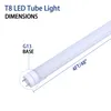 LED أنبوب إضاءة T8 18W 22W 28W أنابيب الفلورسنت المصباح 4ft 4feet 1.2m SMD2835 6000K