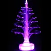 Mini albero di Natale con luce notturna a LED in fibra ottica colorata