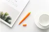 0.5mm créatif mignon noir recharge stylo neutre papeterie coréen personnalisé Signature Gel stylos étudiant carotte stylo à base d'eau JXW315