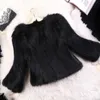 2019 hiver moelleux fausse fourrure manteau Femme fourrure fausse vestes manteau pour femmes Style court vêtements de mariage poilu grande taille