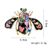 Bee Brooch Jewelry Luxury Monamel Pin Ensect Frabel Pin Gold Brooch Gifts for Women Pins Metal Zinc Alloy