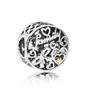 NUOVO 100% 925 Sterling Silver Jewelry Pandora di alta qualità O Corona CZ libera branello di fascino DIY bracciale originale fabbrica all'ingrosso