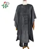 H&D african agbada men clothes dashiki robe shirt pant 3 pcs suit with rhinestones men's formal attire traditional clothing 3313