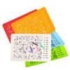Siliconen educatieve handschriftmat voor kinderen Kleurrijke placemat Alfabet dierenblok Maat 30*40 cm Multifunctionele tafelmat LJJA4057