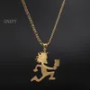 2019 Punk Roker mens jewelry bling stainless steel Big 2'' HATCHETMAN ICP Pendant Necklace NK Curb chain 24'' 4MM