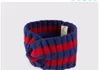 100% wool Cross Headband High quality Brand Elastic green blue red Turban Hairband For Women and Men Headwraps Gifts