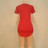 Moda-gündelik Elbiseler Artı Boyutu Seksi Kulübü Elbise Kadınlar Mini Vestido Düzensizlik T-shirt Elbise Yaz Tarzı Bandaj Bodycon Beach Elbise