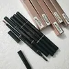 Hot Makeup Dubbel Eyebrow Pencil Brow Crayon Ebony Soft Brown Dark Medium Chocolate