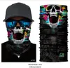 3D Seamless Camo Skull Mask Magic Neck Gaiter Gesichtsmaske Head Shield Sport Camping Radfahren Angeln Bandana Stirnband Schal Männer Wome