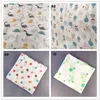 100 biologische katoenen baby mousseline swaddle baby deken boeren doek kinderwagen deksel geslacht neutrale babydekens