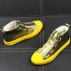 럭셔리 남성 새로운 패션 캐주얼 부츠 봄 가을 지퍼 레저 스니커즈 남성 청소년 동향 두꺼운 바닥 신발