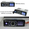 Livraison gratuite 25W x 4CH Récepteur d'entrée auxiliaire audio stéréo pour voiture avec lecteur de radio SD USB MP3 FM