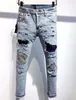 H826 MENS 2019 Luxury Designer Vêtements Print Lettres Mens Designer Jeans European and American Ripped Jeans Taille 28389562462