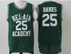 Taze Prens 14 Koleji Smith Jersey Movie Bel-Air (Bel Air) Basketbol 25 Carlton Bankalar Formalar Sarı Yeşil Siyah (TV Sitcom)