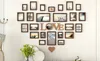 Romantic Heart-shaped Photo Frame Wall Decoration 25 pieces/set Wedding Picture Frame Home Decor Bedroom Combination Frames Set