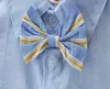 Europa Sommarbarn Baby Boys Set Kids Bowtie Kortärmad T-shirt + Suspender Byxor Gentleman Boy 2st Set Barn Outfits 14538