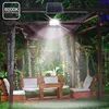 Estoque nos EUA + 10W 25W 40W 100W 120W Holofotes solares de LED ao ar livre Luz de inundação de jardim à prova d'água