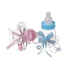 Favores Garrafas Detalhes no Fillable partido dos doces Caixa de estilo ocidental bonito Azul Rosa Transparente menina Baby Boy Shower ZC1510