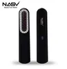 NASV USB Rechargeable Ceramic Hair Styling Iron Comb Corless Beard Straightener brush Quick Styling Tools & Power Bank function