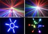 6 adet Altı Gözler Led Moonflower Hareketli Kafa DMX 5x8 W RGBWA LED Hareketli Kafa Kiriş Strobe Ayçiçeği Gece Kulübü Parti Sahne Efekti Işıkları