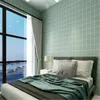 Bathroom Wall Stickers PVC Mosaic Wallpaper Kitchen Waterproof Tile Stickers Self Adhesive Wall Papers Home Decor
