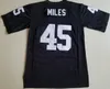 Boobie Miles 45 Friday Night Lights Movie Football Jersey med C Patch Permian Willie Beamen # 13 En given söndag Jersey New Black Stitched