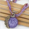 Wholesale-Brand new Bohemian strings necklaces retro ethnic style creative peacock pendant necklace jewelry model no. NE897