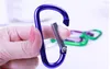 Carabiner Ring Anahtarlar Anahtar Zincirler Açık Spor Kampı Snap Clip Hook Anahtar Zinciri Yürüyüş Alüminyum Metal Uygun Yürüyüş Kampı CLI5507980