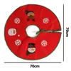 Christmas Decorations 70-90cm Tree Apron Non-woven Xmas Skirt Carpet Party Ornaments Support Drop1