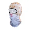 Zima Zewnątrz Zwierząt Balaclava 3D Print Dog Cat Tiger Kolarstwo Ski Beanie Cap Full Twarz Maska Kapelusz Neck Cover Cap Headgear Ljja3280-5