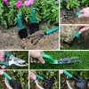 Freeshipping10 stks / set Garden Tool Set Shovel Rake Clippers Huishoudelijke Multifunctionele Kit Tuin Planten Gegoten draagtas