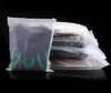 50 Pcs/ Lot Frosted Thick Plastic Reclosable Zipper Poly Bag, Storage Packaging Bag for Gift Clothes Shoes Jewelry