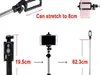 Nowy 3 w 1 Bezprzewodowy kij Bluetooth Selfie i Mini Selfie Tripod z pilotem do iPhone X XR Samsung S10 + przenośny monopod