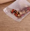 Cookie Candy Bag Wave point Frosted Snack Baking Package Self-Adhesive Plastic Bag For Biscuit